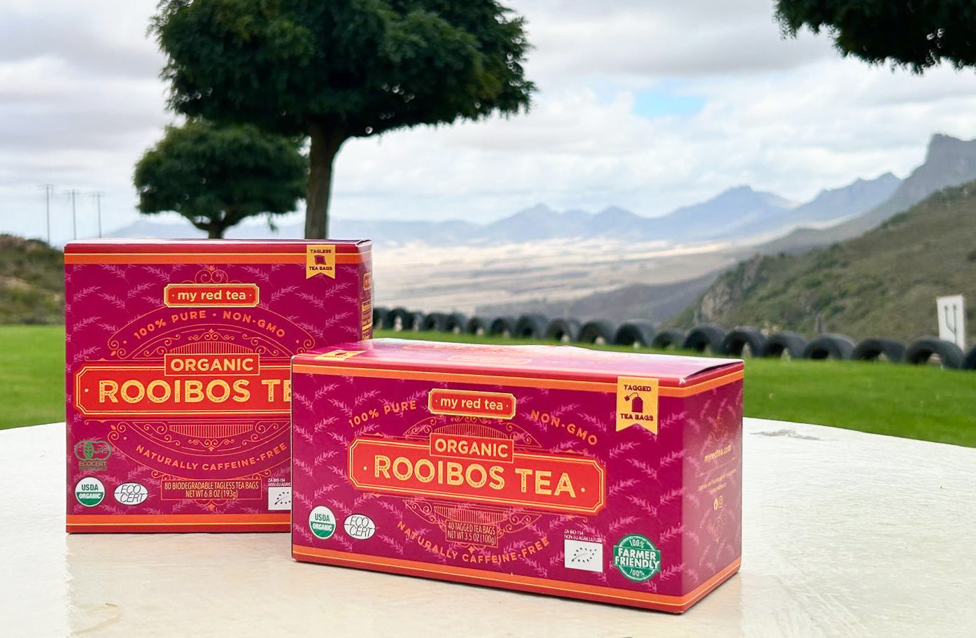 My Red Tea Organic Rooibos  - 40 Tagged Teabags