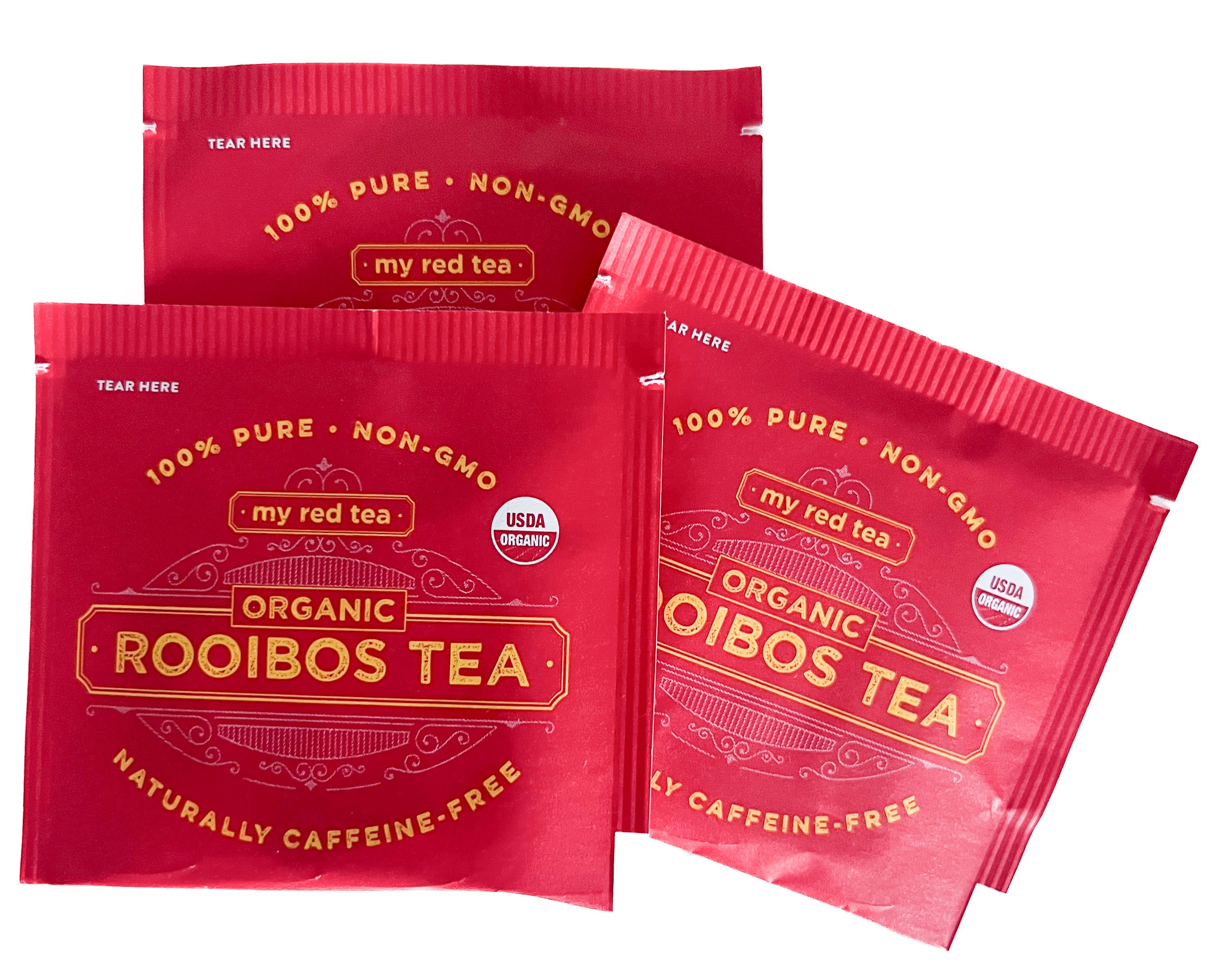 My Red Tea Organic Rooibos  - 40 Tagged Teabags