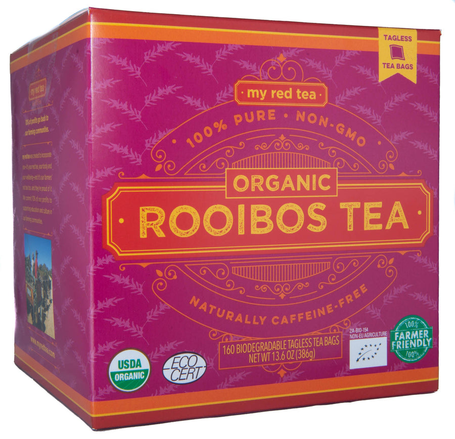 Organic Rooibos, My Red Tea - 160 Tagless Teabags